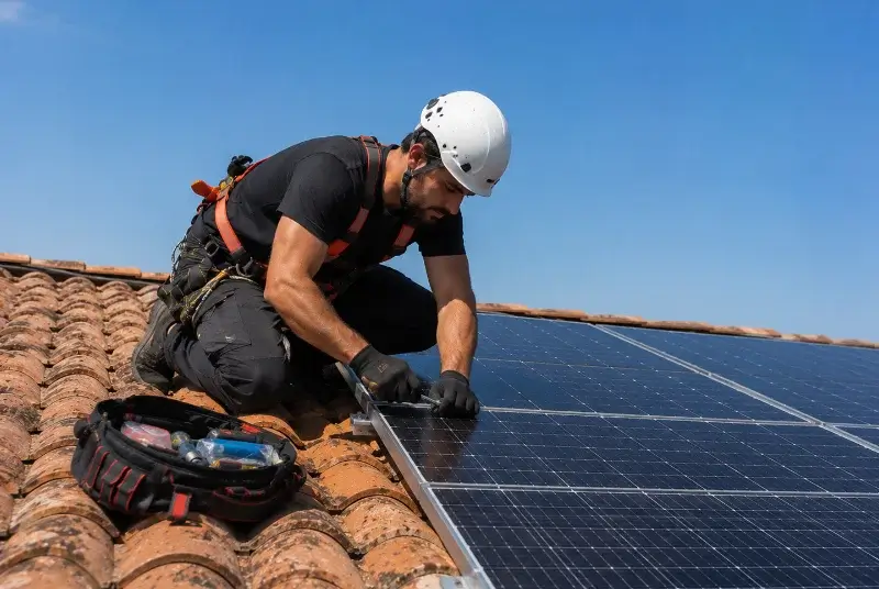 Maintenance et monitoring de panneaux solaires à Cambes